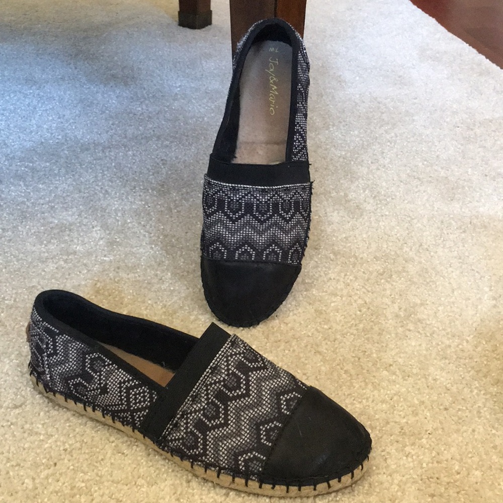 Joy & Mario canvas flats